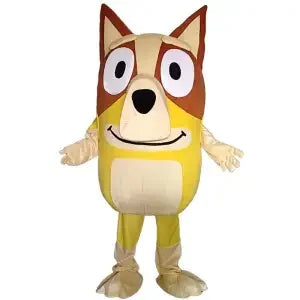 Bluey Bingo Dog Cosplay Costume — Adult Cartoon Doll Outfit for Walking, Performance & Events