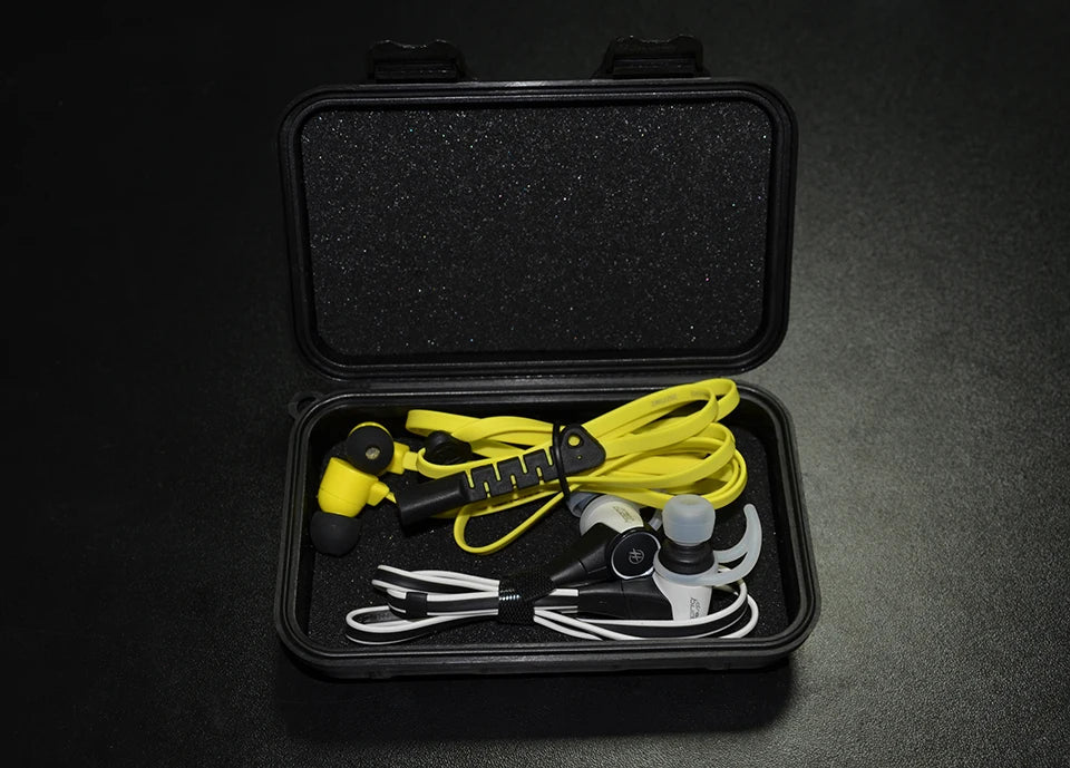 KZ PP High-End Earphone Case – Compressive Damping, Drop-Resistant Protective Box for Headphones & Accessories