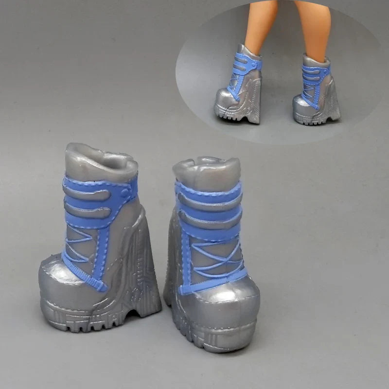 Little Kids 25CM Winter Doll Shoes – Boots & High Heels Accessories, Perfect Birthday Gift for Girls