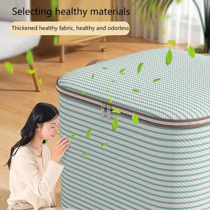 Large Capacity Non-Woven Storage Bag – Household Closet Organizer for Quilts, Clothes & Toys, Foldable Wardrobe Storage Solution