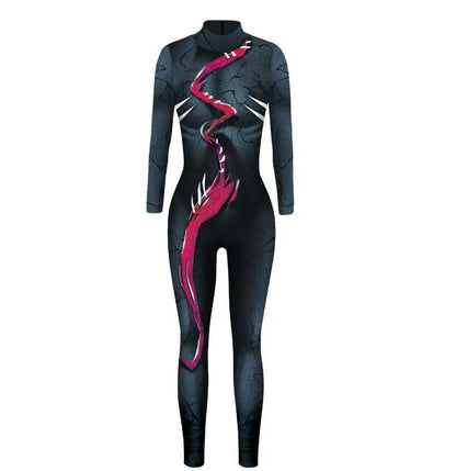 MINISO Women’s Cosplay Bodysuit – Sexy Spiderman, Iron Man & Gwen Stacy Jumpsuit for Halloween & Superhero Parties