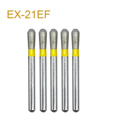 5pcs FG Dia 1.6mm Dental Drills – High-Speed Handpiece Diamond Burs for Teeth Whitening