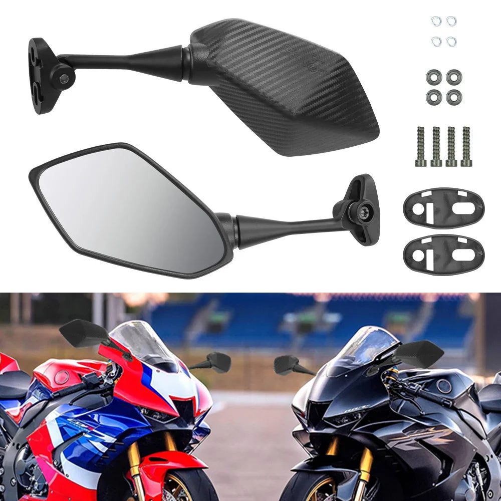 Motorcycle Rear View Mirrors – Reflector Side Mirrors for HONDA CBR600, CBR600RR, CBR900, CBR1000RR