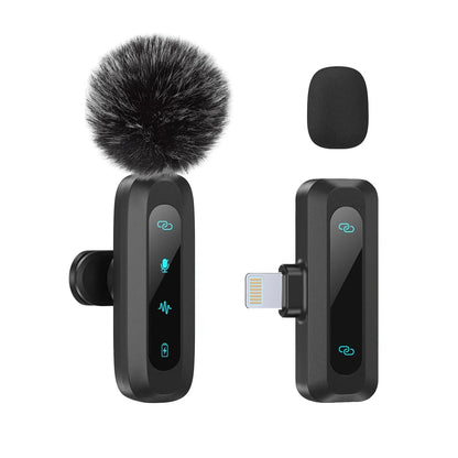 Professional Wireless Lavalier Microphone – Universal Mobile & Computer Mic for Vlogs, Interviews & Conferences