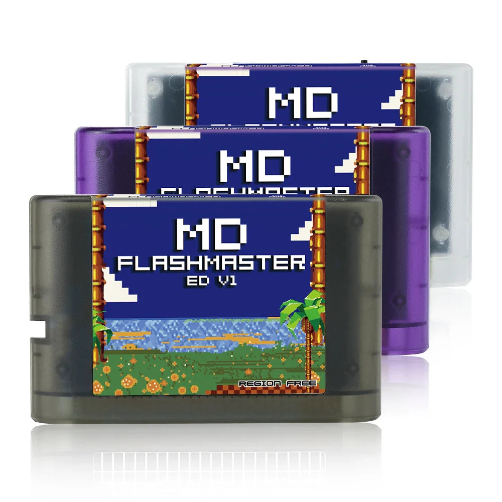 4000-in-1 Mega Everdrive V1 with 8GB TF Card — MD Game Cartridge for SEGA Genesis Mega Drive & Master System Consoles