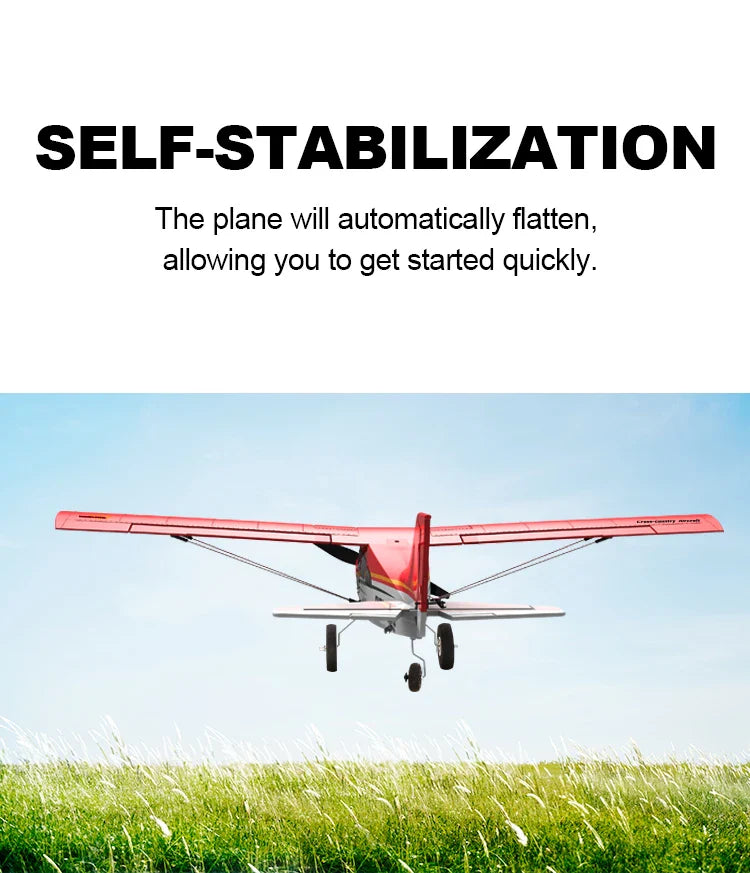 Qidi560 Moore M7 Off-Road RC Plane – 4CH Brushless Fixed-Wing Aircraft, EPP Foam, Remote Control Airplane Toy