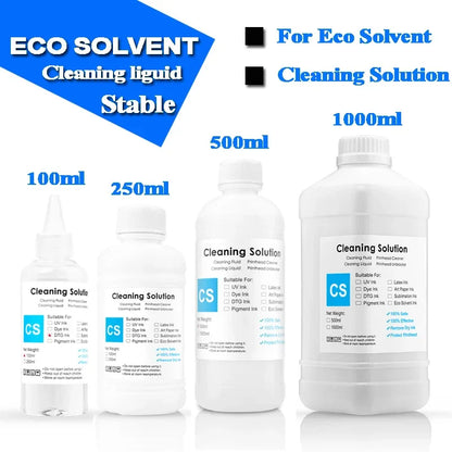Eco Solvent Ink Cleaning Solution for Epson Mimaki Roland Printhead JV3 JV33 JV34 JV5 CJV5 Maintenance Cleaning Fluid