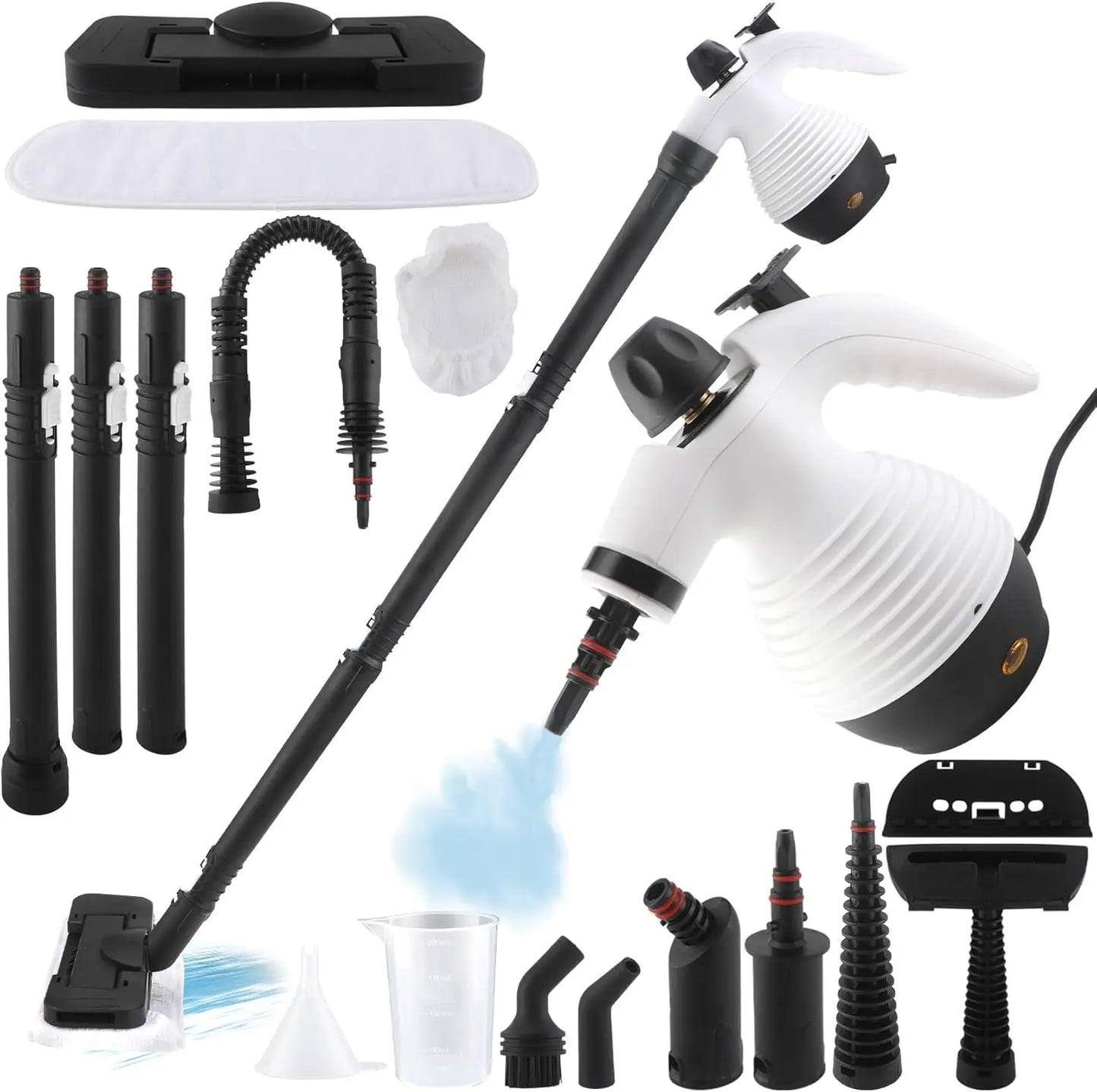 Steam Mop with Detachable Handheld Cleaner — 350ML 1050W Floor Steamer for Floors, Tiles, Windows & Couch