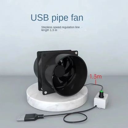USB Adjustable Speed Solder Smoke Absorber – ESD Fume Extractor with 1M Pipe Ventilation Fan