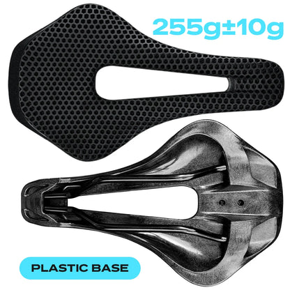 2024 RYET 3D Printed Carbon Bike Saddle — Ultralight Hollow MTB & Road Racing Cycling Seat Cushion