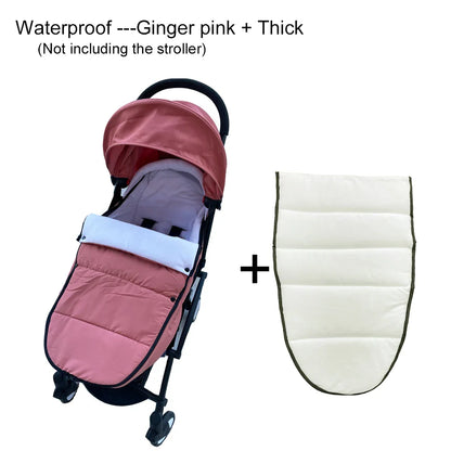 Universal Stroller Footmuff – Windproof, Waterproof & Thermal Warm, Compatible with YOYO & Bugaboo Strollers