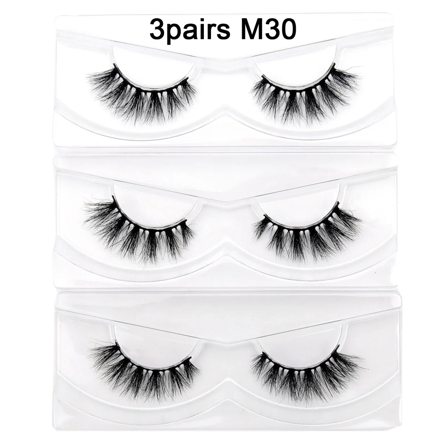 Visofree 13mm 3D Mink Eyelashes – Natural Long Handmade Cruelty-Free False Lashes for Makeup G04