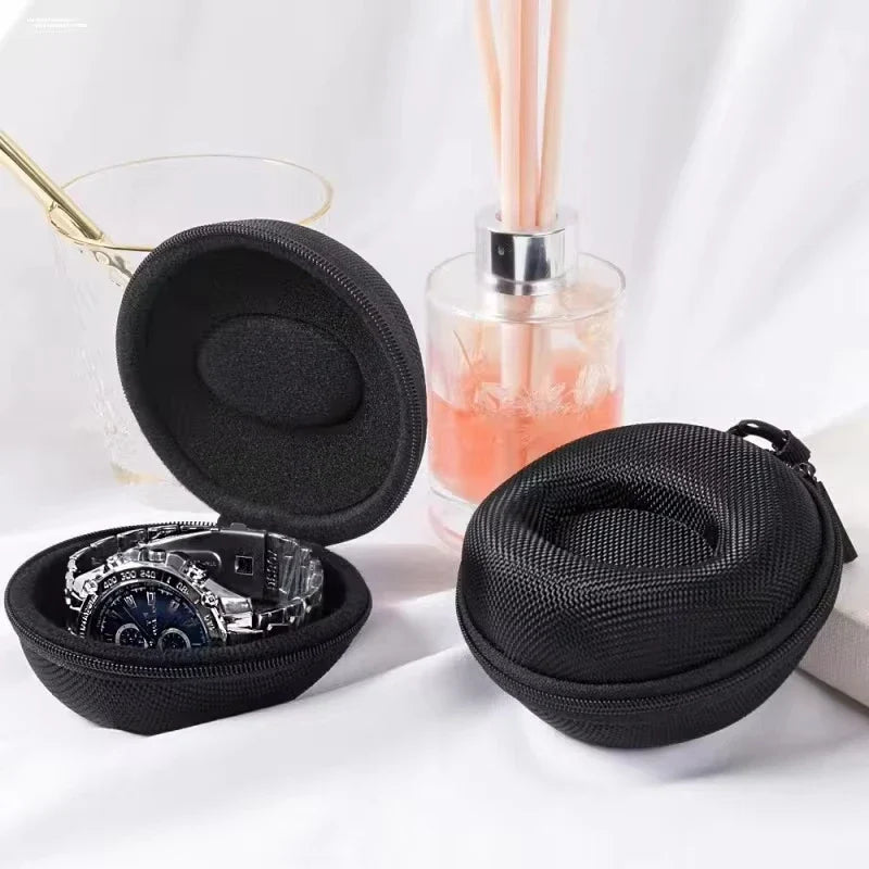 Portable EVA Watch Travel Case – Waterproof Organizer for Smartwatches & Watch Storage with Zippered Closure