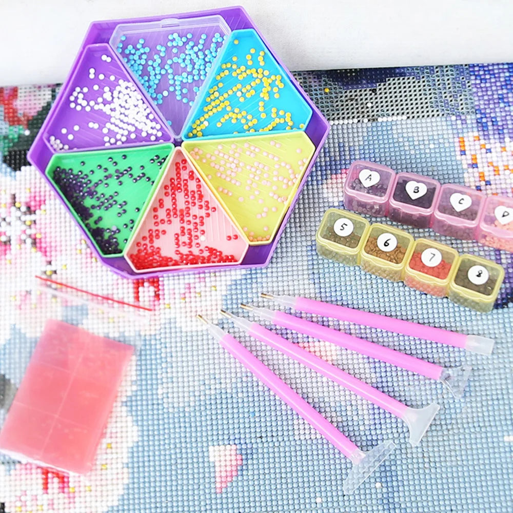 Removable 6 Slot Diamond Painting Storage Containers – Large Trays & Accessories