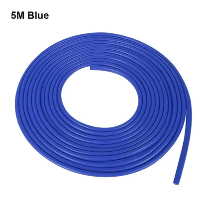 5M Car Door Edge Protector Strip - Transparent PVC Anti-Scratch Anti-Collision Sealing Tape for Vehicle Door Trim Protection