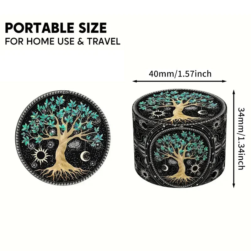 Mini 4-Layer Metal Herb Grinder — 63mm Zinc Alloy Tobacco & Dry Herb Crusher for Smoking Accessories