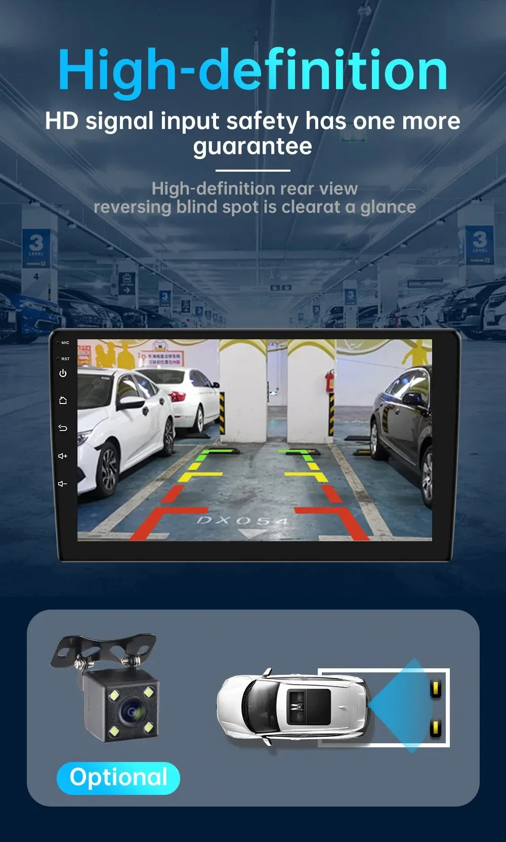 Android 13 Car Radio — 7/9/10" 2-DIN GPS Multimedia Player with 64GB, Wireless CarPlay & Android Auto