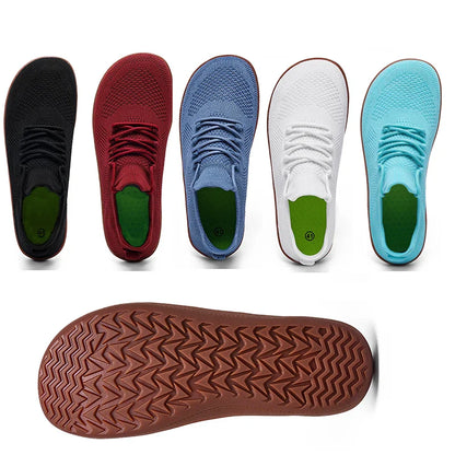 2025 Men's Wide-Toe Casual Shoes — Soft Sole Walking Sneakers, Breathable Mesh Comfortable Barefoot Shoes