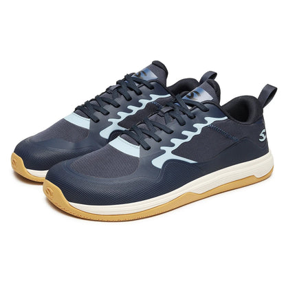 HOBIBEAR Unisex Walking Sneakers – Lace-Up Hiking & Running Shoes for Men & Women, Outdoor Artificial Leather Sneakers