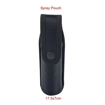 Tactical Duty Pouch - MOLLE Handcuff, Flashlight, Baton & Walkie Talkie Holder Case