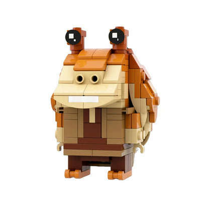 LEQUMOC Space Wars Building Block Figures Set – Vader, Anakin, Queen, Jar Binks & General Grievous Toy Bricks Gift for Kids