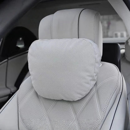 Car Headrest & Lumbar Support Set – Memory Foam Neck Pillow & Waist Cushion | Ergonomic Car Seat Comfort, Anti-Static Support Set