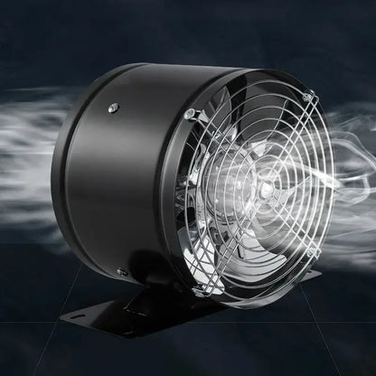 Powerful Silent Exhaust Fan – One-Way Booster, Quiet Inline Duct Blower with Pure Copper Motor, Low Noise HVAC Vent