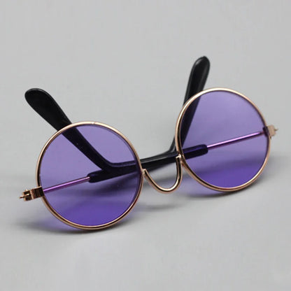 Labubu Doll Glasses – Cute Plastic Accessory for 10/15cm Cotton & Ropa Dolls