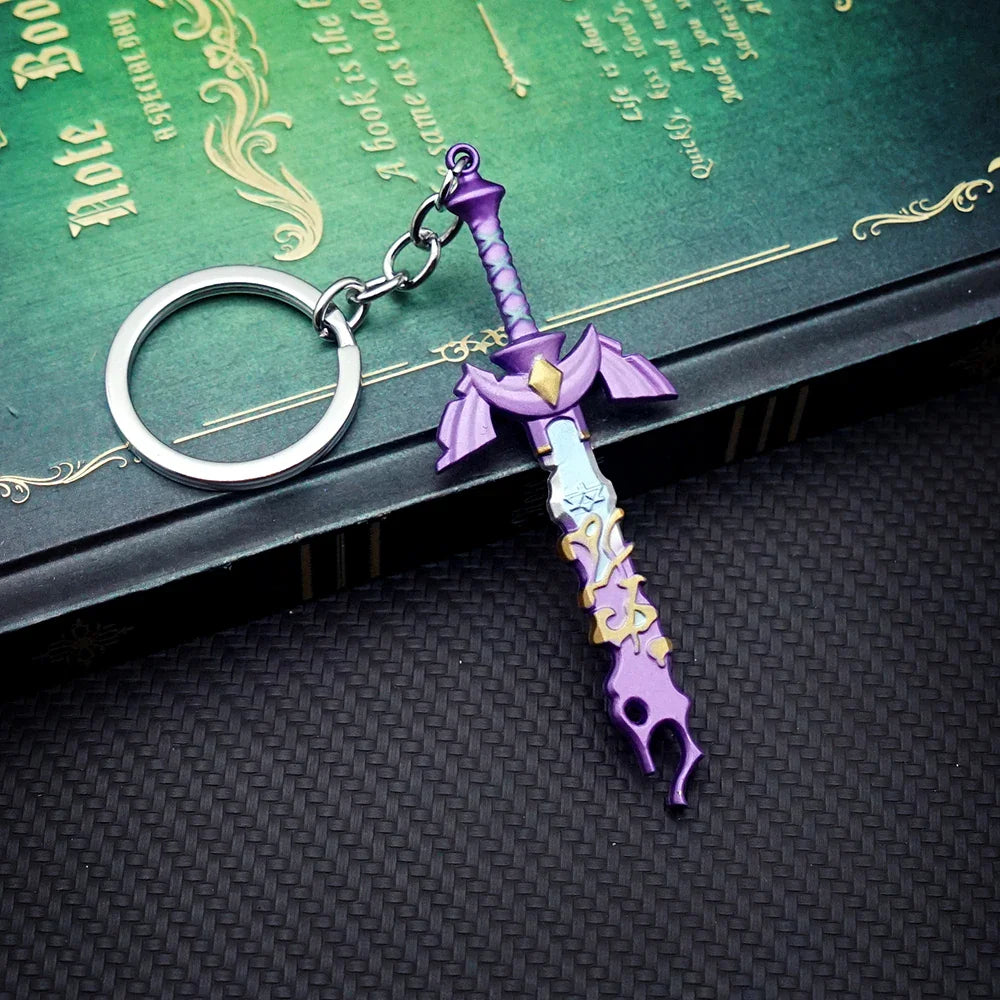 Zelda Tears of the Kingdom Keychain – Breath of the Wild Pendant Key Ring for Men