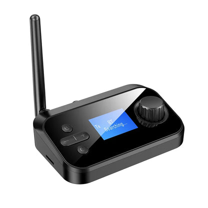 Multi-Function Bluetooth Audio Transmitter & Receiver | 3.5mm AUX, Optical, Coaxial Wireless Adapter DAC Converter for TV & PC