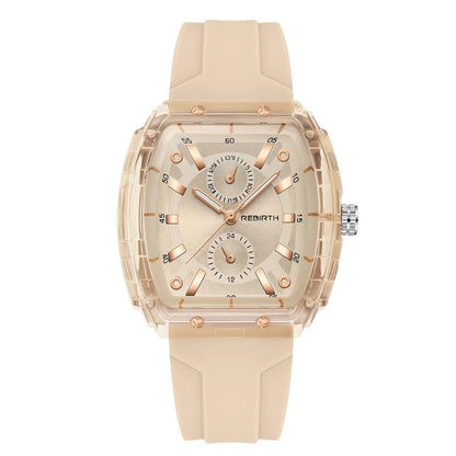 Casual College-Style Versatile Watch – Simple Artistic Design Fashion Wristwatch for Everyday Wear