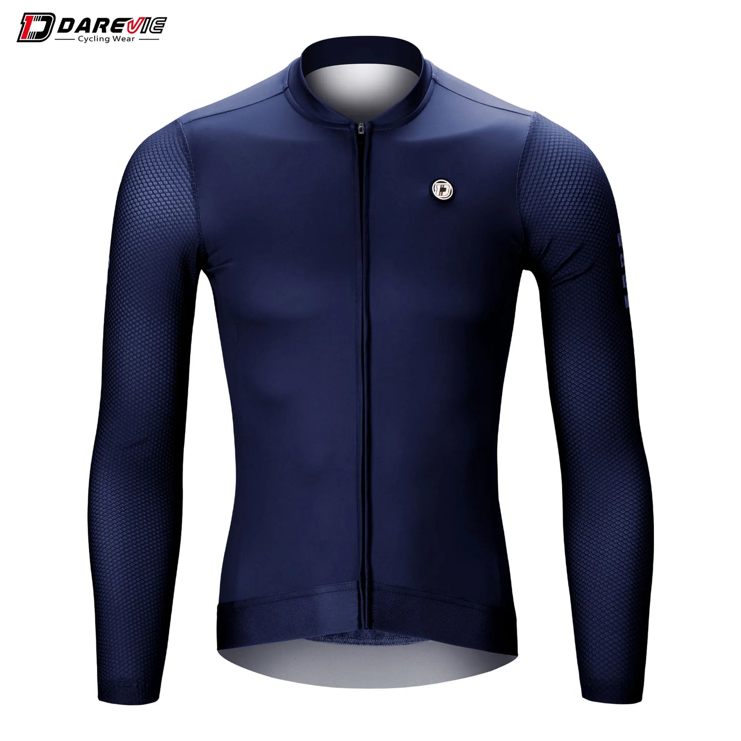 DAREVIE Long Sleeve Cycling Jersey — Pro Aero Slim Fit with 3D Bubble Mesh for Men & Women