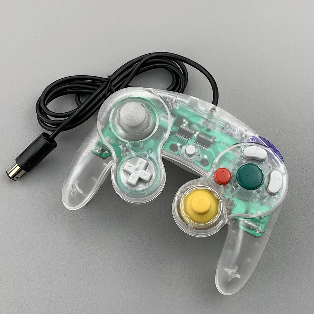 NGC Wired Handheld Joystick Controller – GameCube Gamepad Accessory for Nintendo