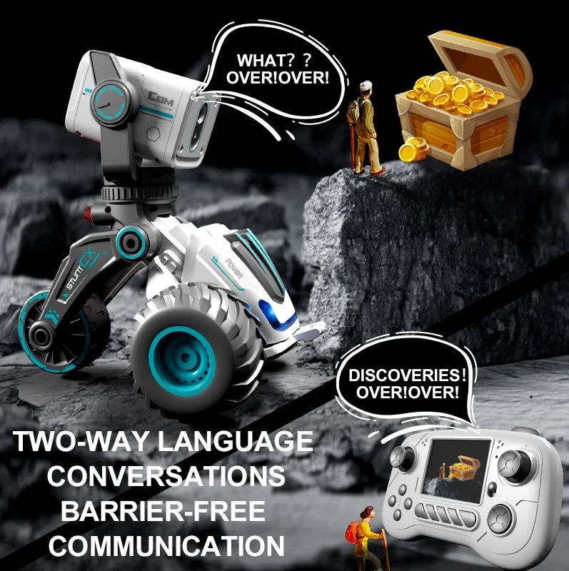 DWI RC Drift Car with FPV Screen – Wireless Camera RC Car for Photos, Videos, and Remote Communication