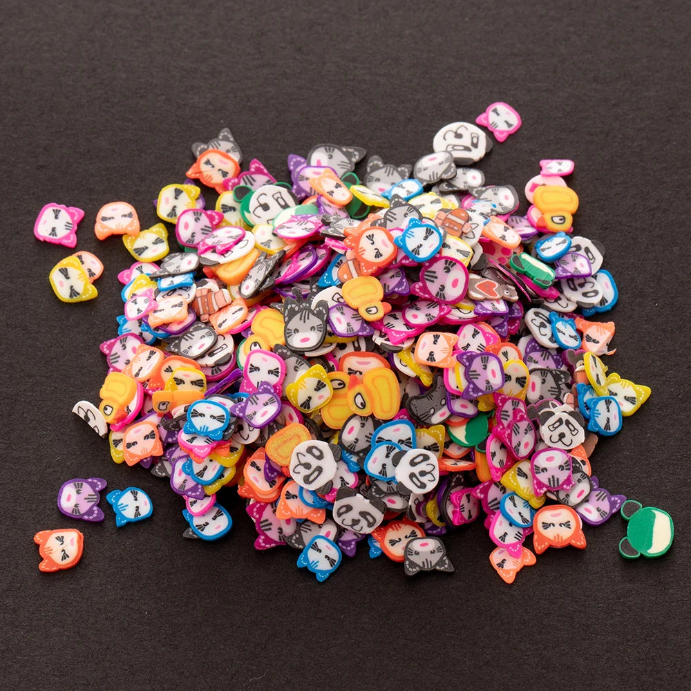 1000PCS Polymer Clay Fruit Slices – Resin DIY Craft Supplies for Jewelry, Epoxy, Silicone Mold & Cellphone Decoration