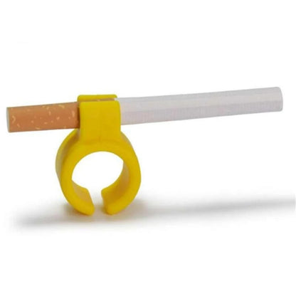 Silicone Finger Protector Cigarette Holder Ring - Creative Smoking Accessory for Regular Cigarettes