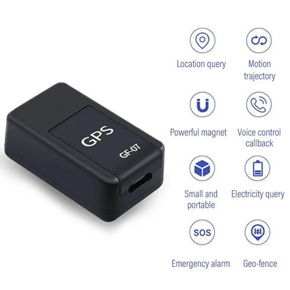 Mini Magnetic GPS Tracker – Portable Car Anti-Theft Anti-Lost Precise Positioning Locator