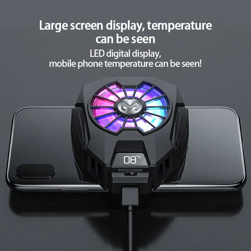 MEMO DL05 DL06 FL05 Mobile Phone Cooler: Cooling Fan Radiator for PUBG - Heat Sink System for Cellphones & Tablets