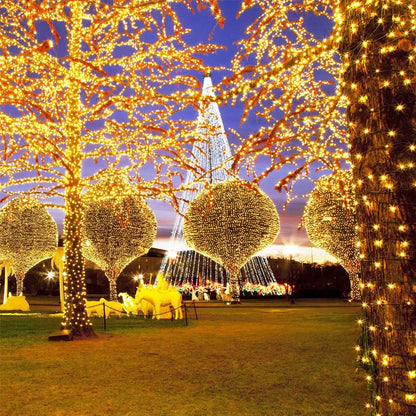 Solar LED Fairy String Lights – 7m/12m/22m/32m Outdoor Waterproof Garland with 8 Modes – Party, Wedding, Christmas Decoration Lamp