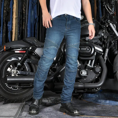 New Anti-Fall Motorcycle Pants: Classic Harley-Davidson Rider Jeans for All Seasons - Racing Pants for Safety and Style