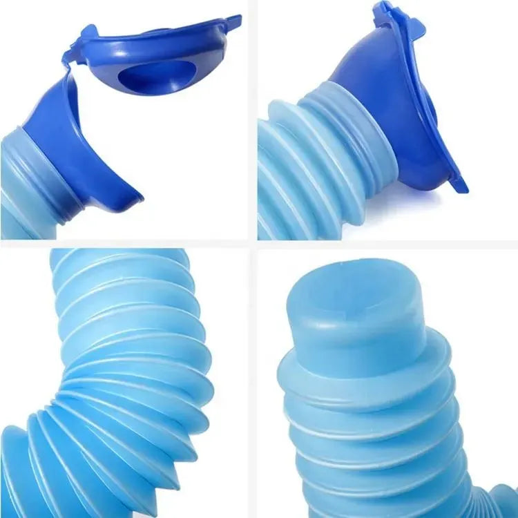 750ml Adult Urinal - Portable Shrinkable Personal Mobile Soft Toilet for Outdoor, Car Travel, Traffic, and Camping