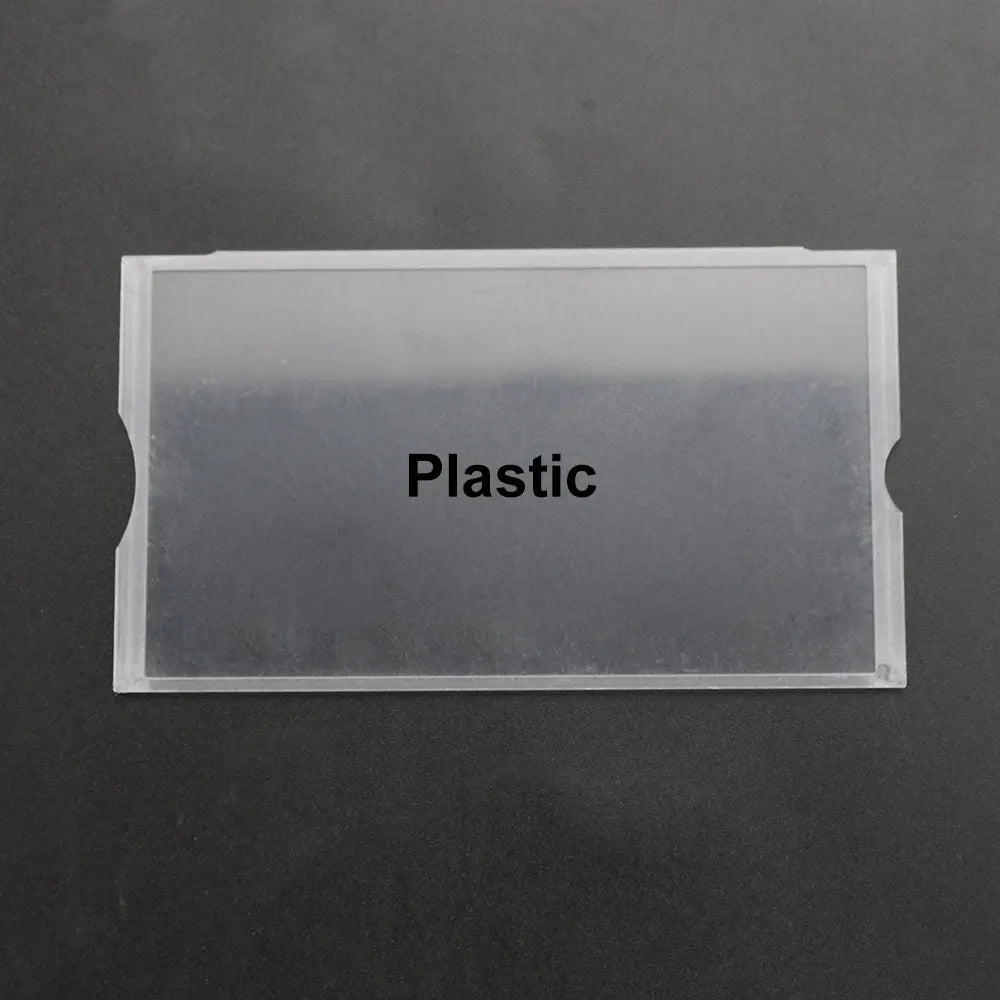 JCD Transparent Glass Screen Lens Cover – Display Panel Protector for PSP 2000/3000 Console with Clear Frame