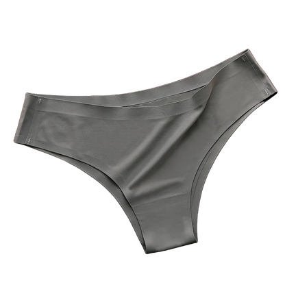 4PCS Seamless Ice Silk G-String Panties for Women – Low Waist, Soft Ultra-Thin Sexy Underwear Briefs