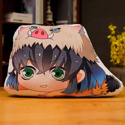 Demon Slayer Kimetsu no Yaiba Plush Cushion – Anime Dakimakura Pillow Tanjiro Nezuko Zenitsu Inosuke Kawaii Doll