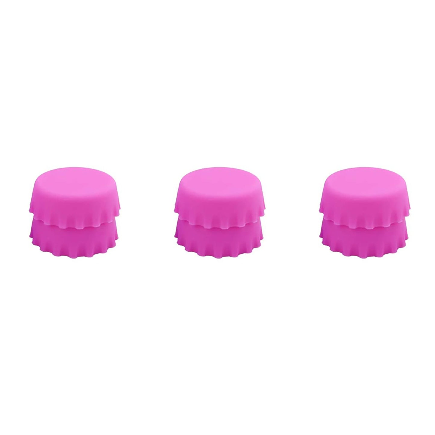 2/6/12pcs Silicone Beer Bottle Caps – Preservative Covers for Wine, Vinegar, Soy, and Cocktail Bottles