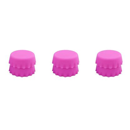 2/6/12pcs Silicone Beer Bottle Caps – Preservative Covers for Wine, Vinegar, Soy, and Cocktail Bottles