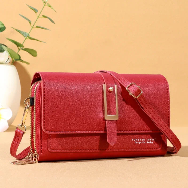Roulens Small Crossbody Shoulder Bag for Women - Cellphone Bag with Card Holder, Wallet Purse and Handbag Features