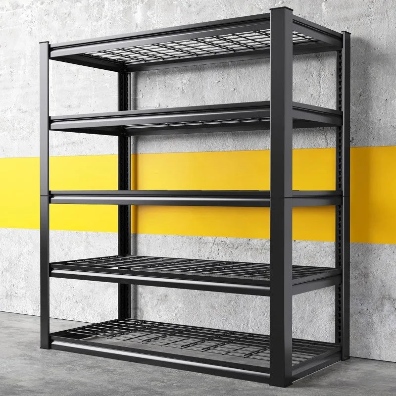 Heavy Duty Garage Shelving 3000LBS – Adjustable Industrial Metal Storage Shelves Unit