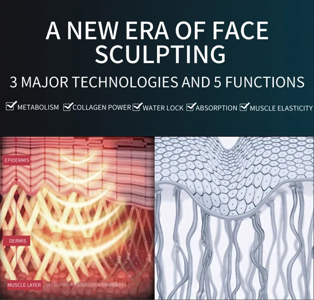 2024 Smart Facial Massager — V-Shaped Face Lifting & Firming Device, All-Round Body Shaping Anti-Aging Beauty Tool
