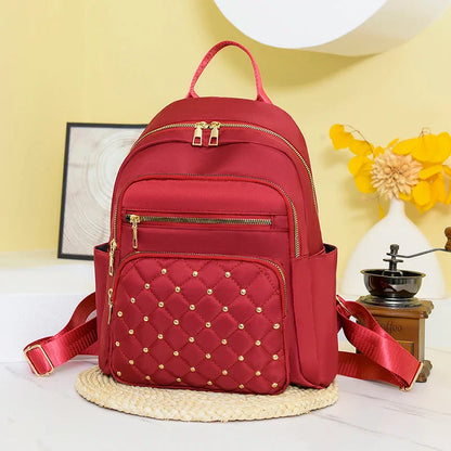 Luxury Designer Women's Oxford Rucksack - High-Quality Small Schoolbag, Youth Student Leisure Backpack, Travel Shoulder Bag